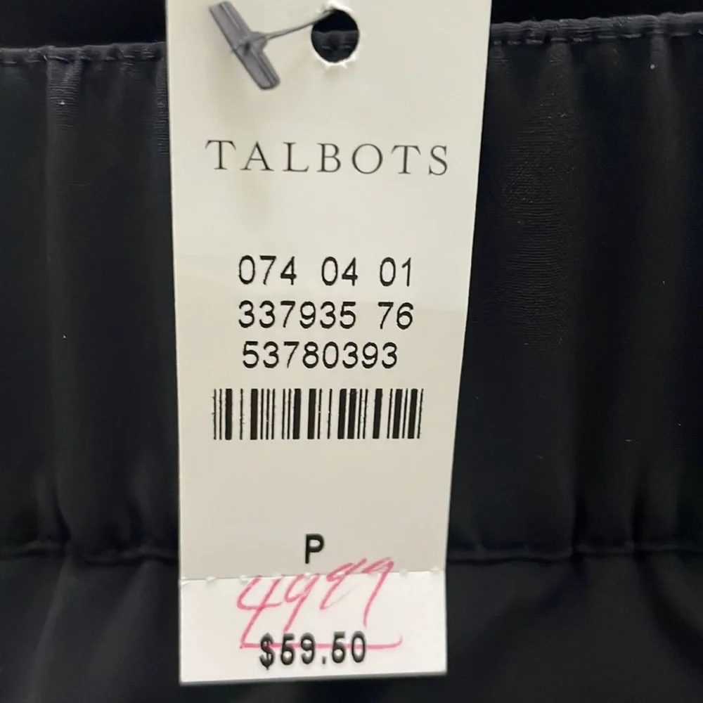 Talbots Black Athletic Tennis Skirt with Shorts
